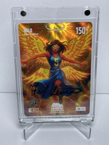 Halo Bo Jackson Battle Arena Alt Art Promo Auto RPU-6 Angel Reese Artist Signed