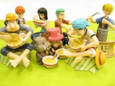 ONE PIECE Gashapon DIORAMA WORLD PART 4 Set 7 Figuren Sammlung BANDAI JAPAN