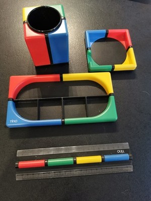 Schreibtisch-Set Tino TT Design   Ca. 1980-90, 4 Teile