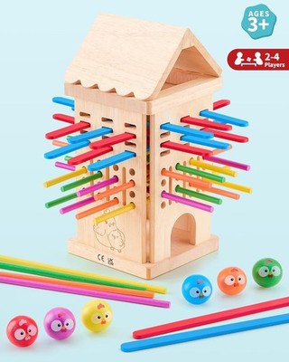 Board Games for kids 3-6 | Montessori Educational Toys for Fine Motor Skills