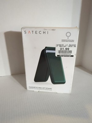 Satechi Magnetic Magsafe Wallet, Double Flap Stand Card Holder For iPhone