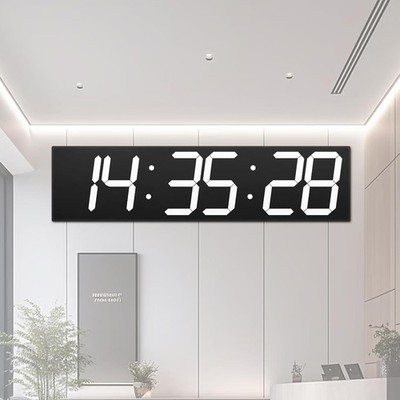 LED 28'' große digitale Wanduhr 6'' Zahlen Fernbedienung Timer Jumbo Display