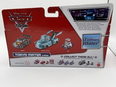 Mattel Tokyo Mater 3-Pack Diecast 1:55 Disney Pixar Cars Toon | eBay