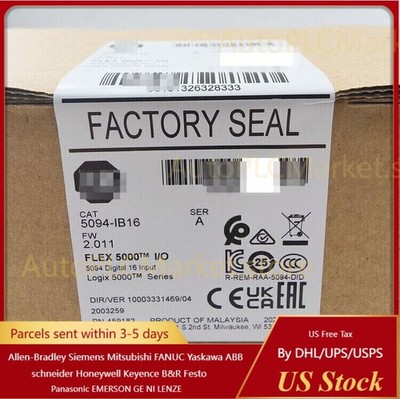 AB 5094-IB16 Flex Logix 5000 DC Input Module i/O Factory Sealed Fast Shipping