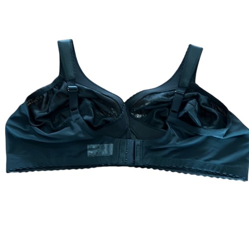 Glamorise 48DD Black Magic Lift Support Wireless Bra Woman Full Figure Lace - Picture 6 of 8