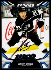 2022-23 Upper Deck MVP Blue Script Jordan Spence #249 Los Angeles Kings