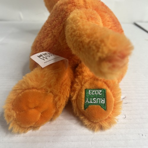 2022 Warrior Cats FIRESTAR 14” Orange Cat Plush w/Green Eyes Thunder Clan - Picture 8 of 10