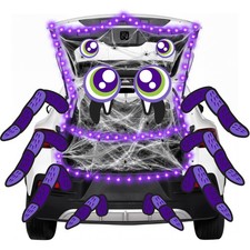Halloween Trunk or Treat Car Decorations Kit, Halloween Spider Theme Decorations