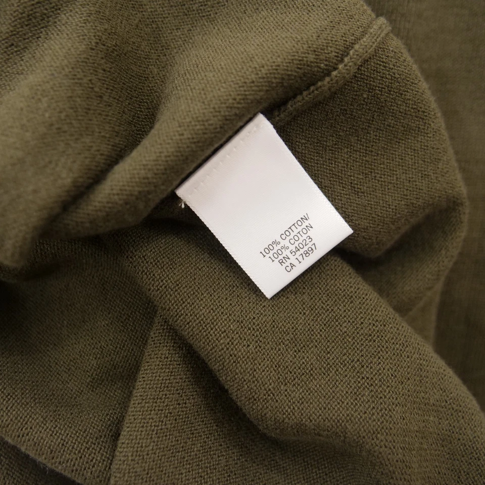 Banana Republic Chaleco Suéter Para Hombres Grande Verde Cuello en V Nudo Pullover Foto 3 de 4