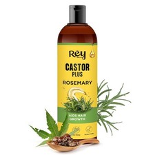 Organic Rosemary Castor Oil for Hair Growth, 100 Pure  Natural - 6.7 fl oz