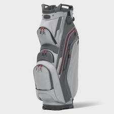 DATREK LITE RIDER 2.0 CART BAG SILVER/CHARCOAL/RED