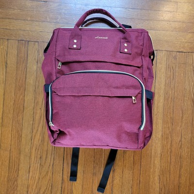 Lovevook Viola I Laptop 14'' Backpack, Red/Maroon