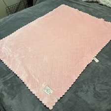 Child Of Mine Carters Baby Blanket Pink Fleece Elephant Heart Cozy