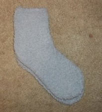 NEW 1 Pair Women's Fluffy Fuzzy Socks Gray NEW