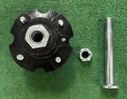 1" ROTARY CUTTER TAILWHEEL BEARING HUB 4 BOLT GREASABLE BEARING 1" Bolt and nut