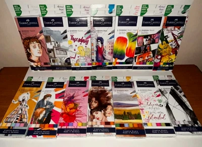 Faber-Castell Goldfaber SKETCH + AQUA Dual Markers 6 pk Brush & Fineliner NEW!