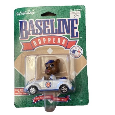 Chicago Cubs Baseline Boppers Bobble Car 1995 Sealed MLB Mascot Toy