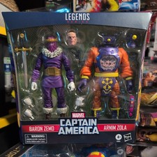 Marvel Legends Captain America Baron Zemo & Arnim Zola Figure 2-Pack Hasbro NEW