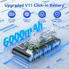 8000mAh 25.2V Battery For Dyson V11 Click in SV15 SV16 SV17 SV29 V15 Detect New — image 4