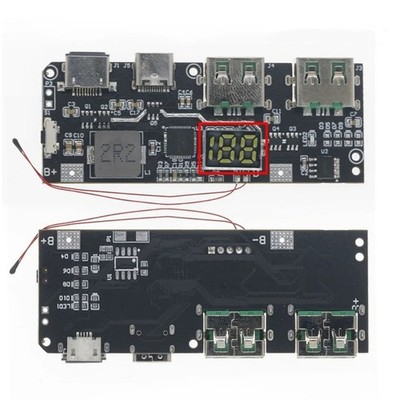 USB Powerbank Platine Bidirektionales Laden 5A Max Strom bis zu 95% Wirkungsgrad
