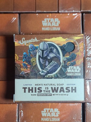 Dr Squatch Soap This is the Wash Star Wars Mandalorian Limited Edition Md Grit