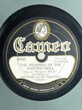 Sam Lanin Cliff Roberts - 78 RPM Cameo - The Wedding of the Painted Doll - R6B