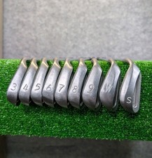 PING EYE 2 Green Dot Irons 3-SW Stiff Steel Shafts Classic Stainless Steel