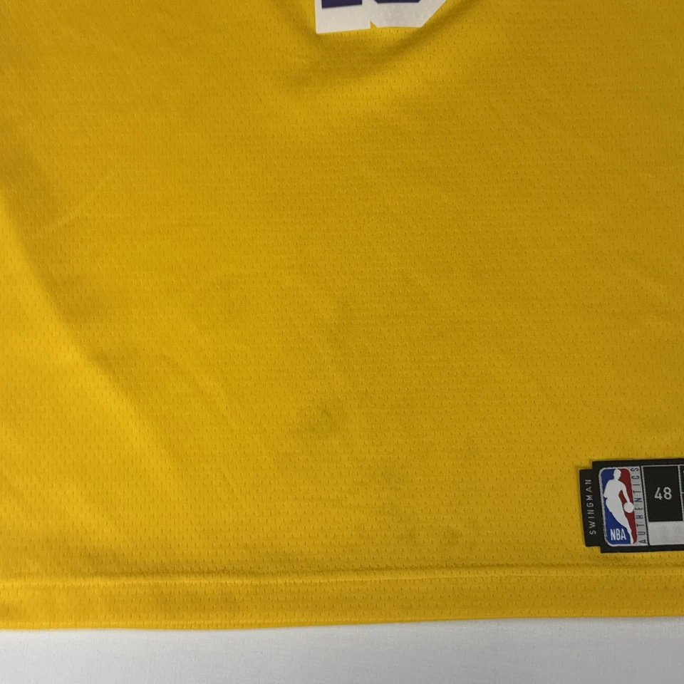 NIKE Anthony Davis Basketball Jersey Men’s Large Yellow LA Lakers #3 NBA Sports - image 3 of 4
