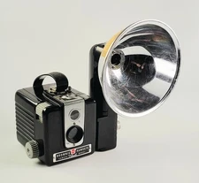 Kodak Brownie Hawkeye Flash Camera w/ Flash, Boxes & Manual, Not Film Tested