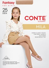 Conte Mila 25 Den - Classic Tights for Girls - 4yr 6yr 8yr 10yr 12yr 24S-177SP 