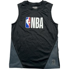 NBA Basketball Logo Jersey Youth Child Small Age 8 Black Retro Shirt