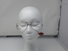 Vintage ARTOPTIC MENS ITALIAN Eye Glasses Frames WHITE SILVER FRAME ITALY 56-22