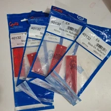 Grote 40132 4.5" Mini Stick-On/Screw-Mount Rectangular Trailer Reflector (Red)