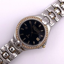 Favre Leuba Men's Diamond Combo Watch Excellent Used Condition From Japan