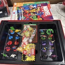 MARVEL HEROES Strategy Board Game - 100% Complete - 2006 Fantasy Flight  READ
