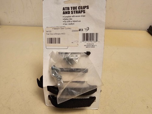 Sunlite ATB Toe Clips #94133....Black...Medium...Bike...Bicycle - Picture 5 of 5