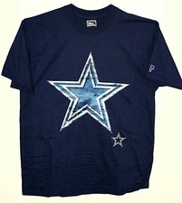 1997 Pro Player Wooden Dallas Cowboys Team NFL Football T Shirt New Tags NOS  LG