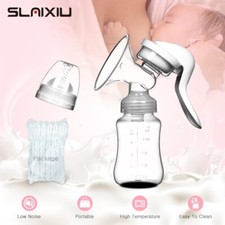 SLAIXIU Breast Pump for Baby and Manual Nipple Suction Milk Pump, Feeding bottle