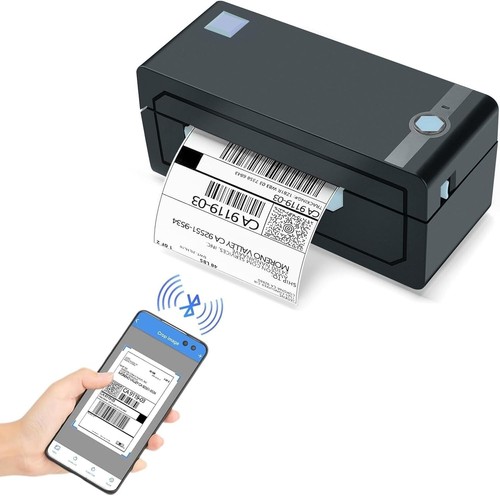 JADENS Thermal Shipping 4x6 Label Printer JD-268BT Bluetooth Uses Android&iPhone