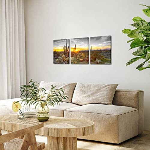 Arizona Canvas Wall Art Arizona Desert Landscape Picture Painting Southwest - Picture 6 of 7
