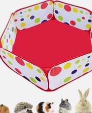 Small Animal Playpen, Portable Outdoor Pet Exercise Fence Pop-Up Travel