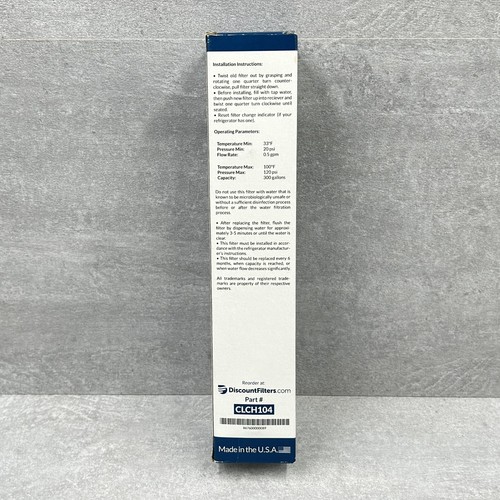Clear Choice CLCH104 Refrigerator Water Filter Replacement - Picture 9 of 9