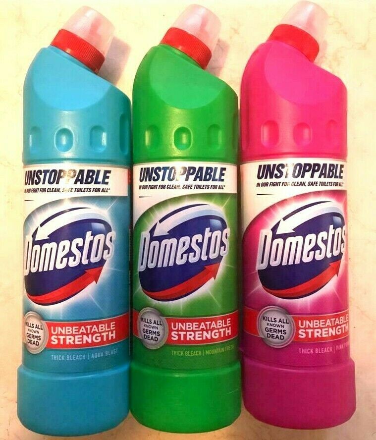 Domestos Bleach Original, 750 ml. Toilet Bleach and Disinfectant