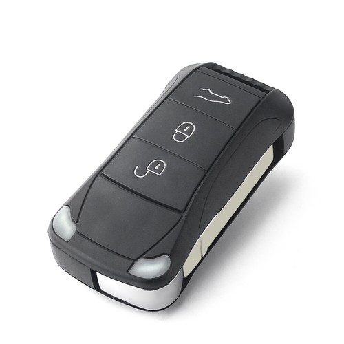 BLADE CUT by PHOTO Car Key Case For Porsche Cayenne Key Fob 2006 2007 2008 - Imagen 4 de 8