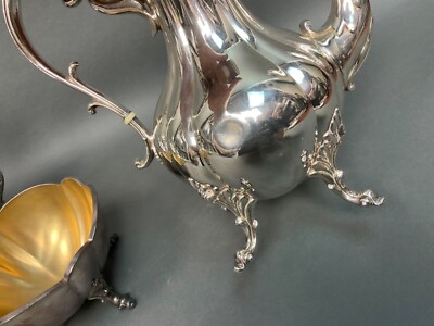 Vintage Reed & Barton Winthrop Silver plate 5 Piece Tea set NICE