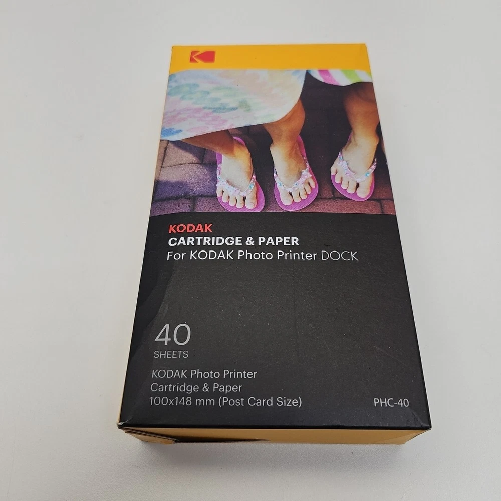 Kodak Phc-40 Photo Printer Dock Cartridge 40 Sheets for G8