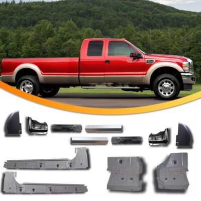 1999 17 12PC Rockers, Cab Corners, Floor Pans, Jamb Ford Super Duty Extended Cab