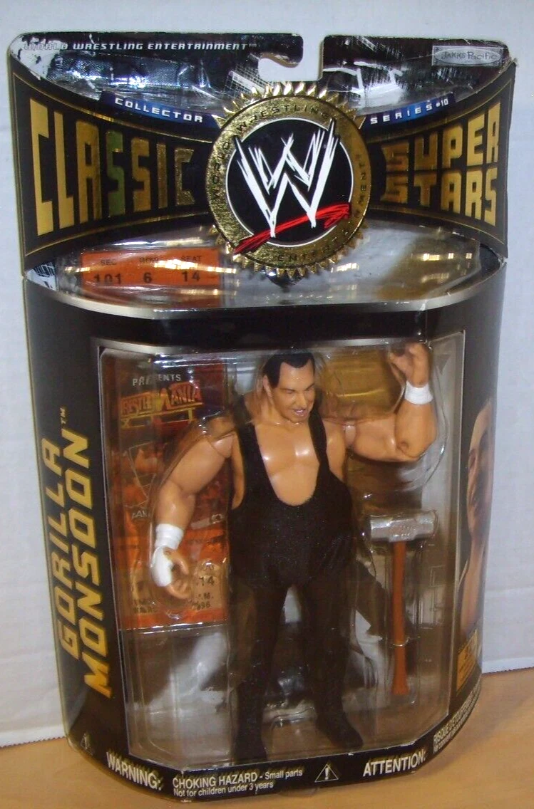 Gorilla monsoon clearance action figure
