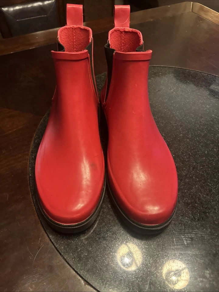 Botas Polo Sport Ralph Lauren Femininas Vermelhas Tamanho 9B - Imagem 2 de 4