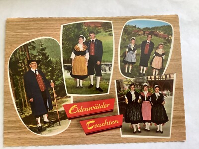 German Odenwalder Trachten postcard